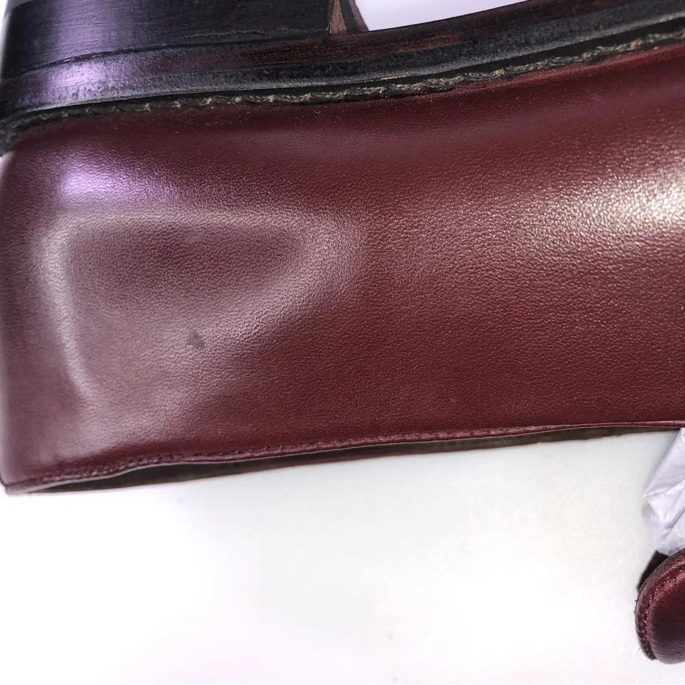 Anthony Veer Kennedy Tassel Loafer Shoes Size 11D Burgundy